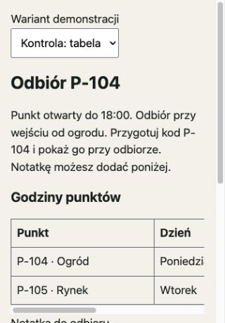 Pracownia WWW: instrukcja dopasowana, tabela godzin ma lokalne przewijanie.