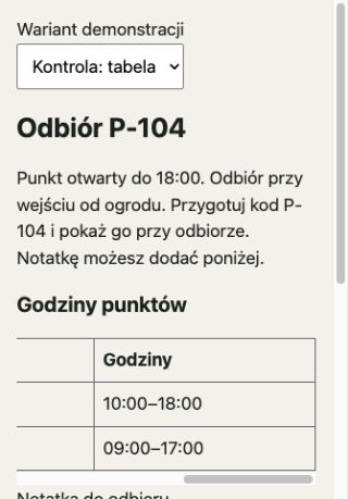Pracownia WWW po przesunięciu tabeli: ostatnia kolumna godzin 10:00–18:00 i 09:00–17:00.