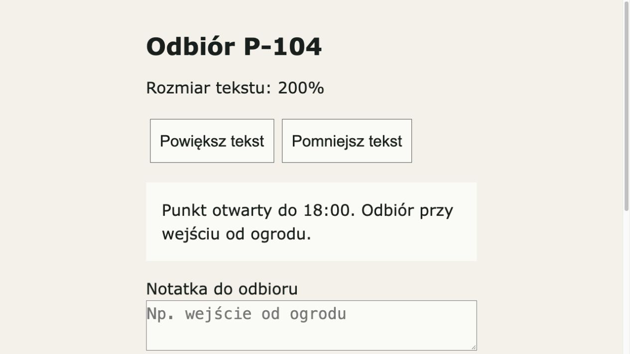 Pracownia WWW 200% własnego font-size: pełny akapit w rosnącej karcie.