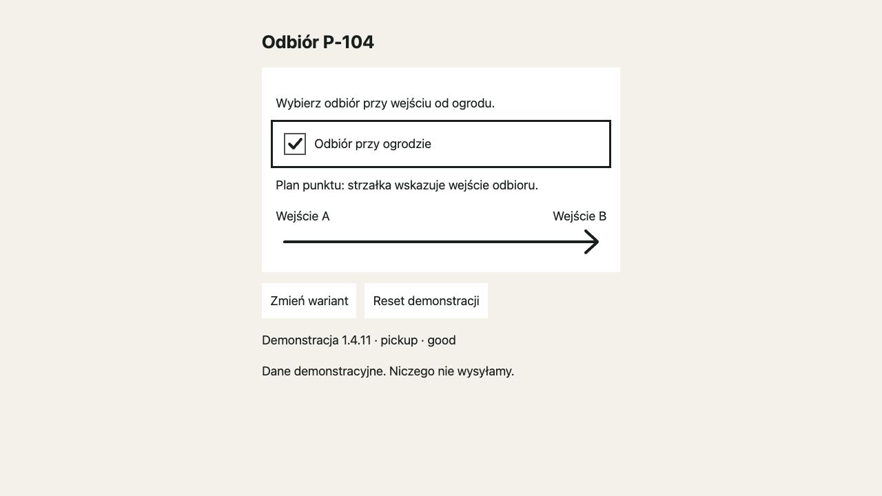 Ta sama Pracownia WWW: ciemny obrys fokusu, checkmark i strzałka.